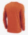 Denver Broncos Sideline Men's Nike Dri-FIT NFL Long-Sleeve Hooded Top.