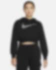 Low Resolution เสื้อมีฮู้ดผ้าฟลีซโอเวอร์ไซส์ผู้หญิง Nike Sportswear