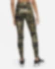 Nike Dri-FIT One Women's Mid-Rise Camo Leggings Smoke Grey DD4559-070  X-Large