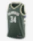Low Resolution Giannis Antetokounmpo Bucks Icon Edition 2020 Nike NBA Swingman Jersey