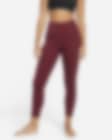 Low Resolution เลกกิ้งขอบเมทัลลิกเอวสูง 7/8 ส่วนผู้หญิง Nike Yoga Dri-FIT