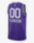 Jordan Clarkson Utah Jazz Nike Player-Worn #0 Gray Pants from the 2020-21  NBA Season - Size L