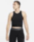 Low Resolution Nike Pro Dri-FIT Samarreta de disseny cropped - Dona