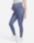 Nike One Women's High-Waisted Maternity Leggings Medium Sienna PEACH M-TALL