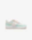 Kid's Nike Air Force 1 Low Multi-Color Velcro FN7818-100