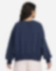 Sudadera de cuello redondo estampada extra oversized para mujer Nike  Sportswear Phoenix Fleece.