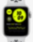 Low Resolution Montre à boîtier en aluminium argent 44 mm Apple Watch Nike SE (GPS + Cellular) avec Bracelet Sport Nike