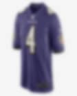 Low Resolution Jersey de fútbol americano Nike Game de la NFL para hombre Zay Flowers Baltimore Ravens
