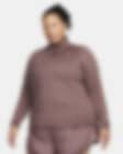 Low Resolution Γυναικεία μπλούζα για τρέξιμο με φερμουάρ στο 1/4 του μήκους Nike Dri-FIT Swift UV (μεγάλα μεγέθη)