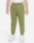 Low Resolution Pants de tejido Fleece moteado para niños pequeños Nike