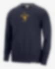 Low Resolution West Virginia Standard Issue Men's Nike College Fleece Crew-Neck Sweatshirt