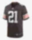 Low Resolution Camiseta de fútbol americano Game para hombre NFL Cleveland Browns (Denzel Ward)