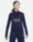 Low Resolution Πλεκτή ποδοσφαιρική μπλούζα προπόνησης Nike Dri-FIT Παρί Σεν Ζερμέν Strike για μεγάλα παιδιά