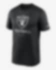 Las Vegas Raiders Nike Sideline Infograph Performance T-Shirt - White