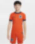 Low Resolution Hollanda (Erkek Takımı) 2024/25 Stadyum İç Saha Nike Dri-FIT Genç Çocuk Futbol Taraftar Forması