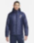 Low Resolution Paris Saint-Germain Men's Nike Fleece-Lined Hooded Jacket
