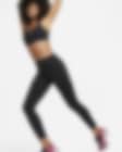 Low Resolution Γυναικείο κολάν μεσαίου ύψους 7/8 με σταθερή στήριξη και τσέπες Nike Go