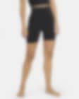 Low Resolution Nike Yoga Luxe Damesshorts met hoge taille
