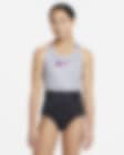 Low Resolution Monokini de espalda cruzada para niñas talla grande Nike Water Dots