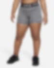 Low Resolution Shorts Nike Pro Dri-FIT för tjejer (utökade storlekar)