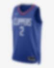 Low Resolution LA Clippers Icon Edition 2022/23 Nike Dri-FIT NBA Swingman Erkek Forması