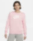 Low Resolution Sudadera con cuello redondo con logotipo para mujer Nike Sportswear Club Fleece