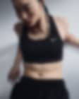 Low Resolution Nike Swoosh Front Zip Women's Medium-Support Padded Sports Bra