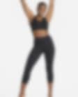 Low Resolution Korte Nike Zenvy-leggings med høj talje og blid støtte til kvinder