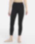 Low Resolution Nike Yoga Dri-FIT Women's High-Waisted 7/8 Mesh Accent Leggings