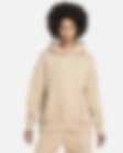 Low Resolution Overdimensioneret Nike Sportswear Phoenix Fleece-pullover-hættetrøje til kvinder