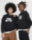 Low Resolution Φούτερ με κουκούλα σε φαρδιά γραμμή Nike SB Icon Fleece EasyOn για μεγάλα παιδιά