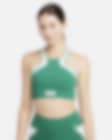 Low Resolution Bra deportivo con colores contrastantes de media sujeción ligeramente forrado para mujer Nike High Neck