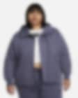 Low Resolution Sudadera con gorro oversized de cierre completo para mujer Nike Sportswear Tech Fleece (talla grande)