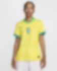 Low Resolution Γυναικεία ποδοσφαιρική φανέλα Nike Dri-FIT Replica εντός έδρας Βραζιλία 2024 Stadium