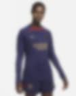 Low Resolution Damska treningowa koszulka piłkarska z półokrągłym dekoltem Nike Dri-FIT Paris Saint-Germain Strike