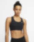 Low Resolution Nike Swoosh ungepolsterter Sport-BH mit mittlerem Halt für Damen