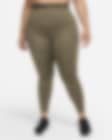 Low Resolution Nike Pro Dri-FIT Women’s High-Waisted 7/8 Printed Leggings (Plus Size)