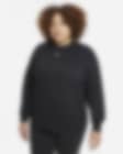 Low Resolution Nike Sportswear Collection Essentials Fleeceshirt met ronde hals voor dames (Plus Size)
