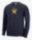 Low Resolution Michigan Standard Issue Men's Nike College Fleece Crew-Neck Sweatshirt