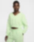 Low Resolution Sudadera cropped de cuello en V para mujer Nike Sportswear Phoenix Fleece