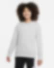 Low Resolution Nike Sportswear Club Fleece Rundhals-Sweatshirt für ältere Kinder (Mädchen)