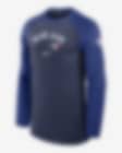 Low Resolution Toronto Blue Jays Authentic Collection Game Time Men's Nike Dri-FIT MLB Long-Sleeve T-Shirt