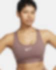 Low Resolution Nike Swoosh Medium Support-sports-bh med indlæg til kvinder