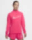 Low Resolution Nike Swoosh Women's Dri-FIT 1/4-Zip Running Mid Layer