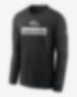 Low Resolution Baltimore Ravens Sideline Team Issue Men's Nike Dri-FIT NFL Long-Sleeve T-Shirt