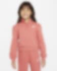 Low Resolution Nike Sportswear Club Fleece Big Kids' (Girls') 1/2-Zip Long-Sleeve Top