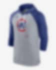 Low Resolution Nike Baseball (MLB Chicago Cubs) Men's 3/4-Sleeve Pullover Hoodie