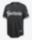 Men's Nike Yoan Moncada Black Chicago White Sox Alternate Replica Player  Name Jersey 