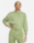 Low Resolution Nike Sportswear Phoenix Fleece Women's 3/4-Sleeve Crop Polo Sweatshirt
