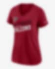 Low Resolution Nike Slant Team (NFL Atlanta Falcons) Women's Mid V-Neck T-Shirt